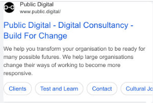 "Build For Change" - broad consultancy pitch